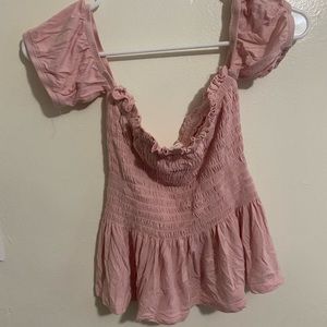 Pink top